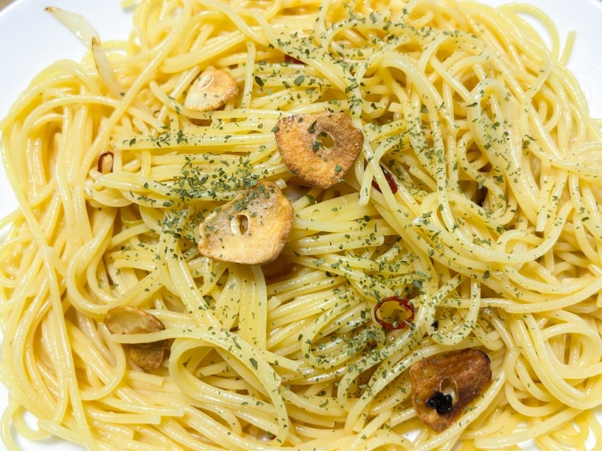 ペペロンチーノ　フライパン一つで。